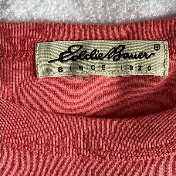 ✓Eddie Bauer t-shirt coral small - Picture 6 of 8